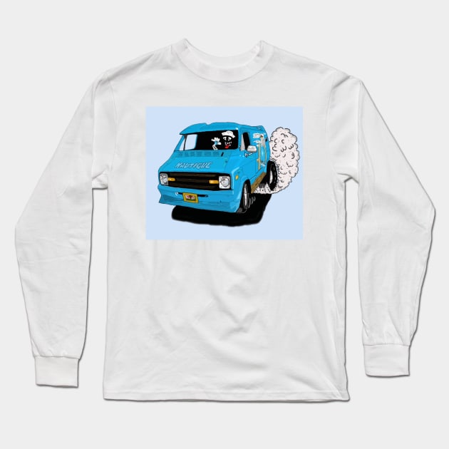 Custom Van Long Sleeve T-Shirt by curtskartoons